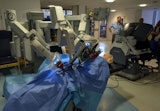 the da Vinci robotics-assisted surgical system.